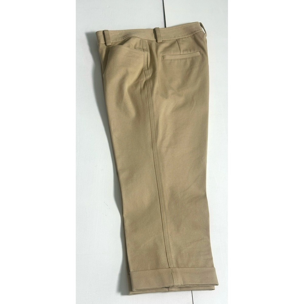 Lauren Ralph Lauren Petite Women's Beige Capris with Cuffs Size (4 Petite)